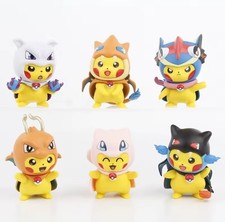 6 Figurines pikachu Costume
