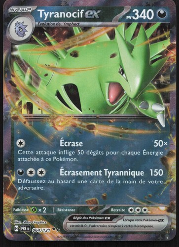 Carte pokémon tyranocif - pokémon, tyranocif-ex