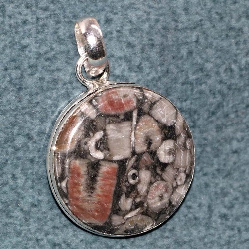 Pendentif fossile crinoïde - pendentif,
