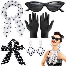 Accessoire Année 50 Femme Années 50 Costume Accessoires Deguisement Annee 50 ...