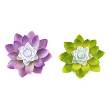  2 Pcs LED Électronique Lotus