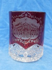 RARE ! VERRE Glass - LEGRAS ? EXPOSITION UNIVERSELLES PARIS 1900 - JEANNE