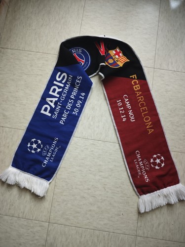 écharpe psg barcelone - psg, ligue