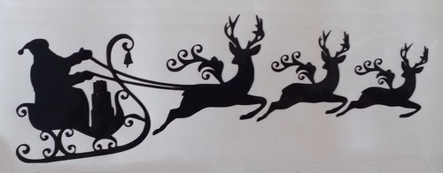 Sticker père noël avec - , son