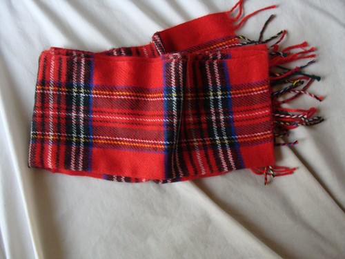 Nwt scarlet tartan scarf - scarlet,