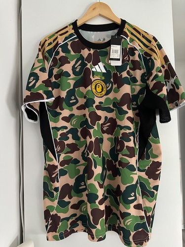 Adidas bape jersey camo crew - jersey,