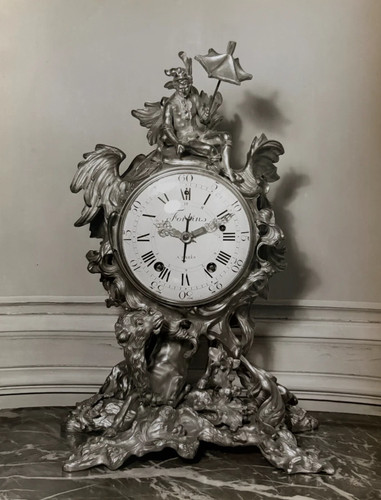 Photographie pendule bronze - pendule,