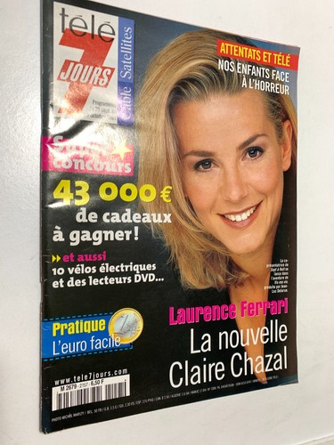 Télé jours 09 2001 - télé, 7