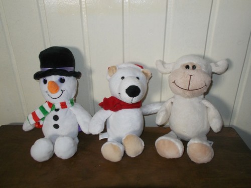 Peluches doudou ours noel - 3,
