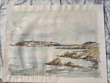 AQUARELLE ANCIENNE ST MALO