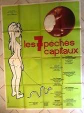AFFICHE CINEMA - LES 7 PECHES