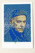 INVADER / Enki Bilal portrait - Unsigned print numbered /150