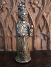 Vierge à l’Enfant bronze