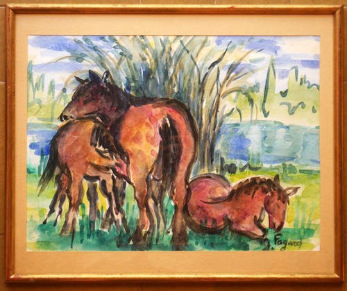 Tableau aquarelle gérard - de,