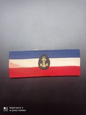 Brassard état major des Troupes Coloniales ,marine , WW1 , WW2  .