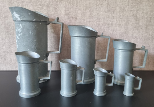 Set gobelets étain zinc - set, étain/zinc