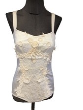 Sublime Et Authentique Body Soie Écru Dolce&Gabbana 36 Jamais Porté 