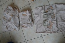 ensemble couette+taie+drap housse 1 personne motif oursons