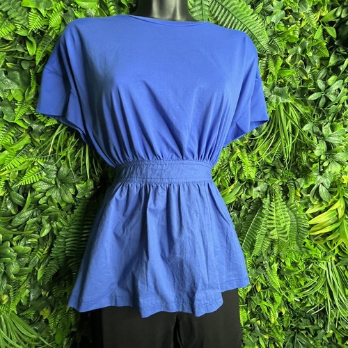Women tops medium blue blouse - medium,