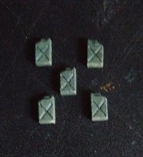 diorama 5 jerrycans US 1/72 HO