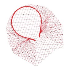  Bandeau bibi avec voile en