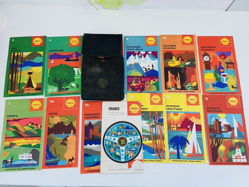 Lot ancien cartoguides shell - cartoguides,