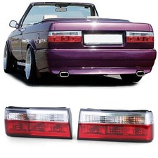 Feux arrière BMW E30 Rouge Blanc Cristal phase 2 berline Cabrio Touring coupe