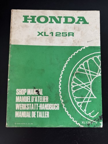 Manuel atelier honda xl125r - manuel, d