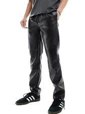 Pantalon jean cuir homme