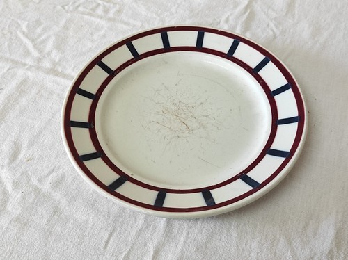 Ancienne assiette plate - ancienne,