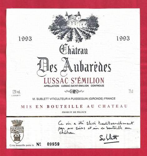 B106etiquette label lussac - b106etiquette,