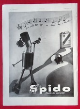 Publicité de Presse: Automobile Huile de Sécurité SPIDO Bidon Spidoléine  1933