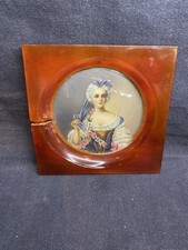 Ancienne miniature peinte dans