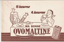 M145 Ancien BUVARD OVOMALTINE 8 HEURES 4 HEURES