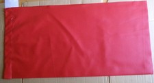 Coupon tissu - Mondial tissus - Simili cuir Karia rouge -50x100