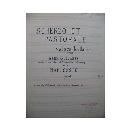 Coste napoléon scherzo - coste,