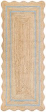 Tapis 100 festonné jute - festonné,