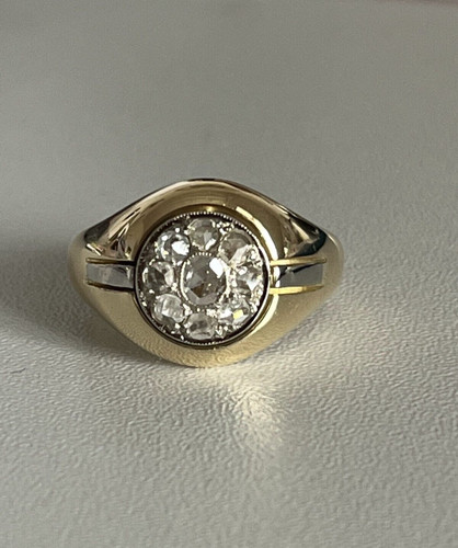 4075 bague chevalière or - bague,
