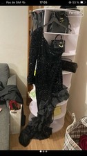 Robe de soirée Noir pailleté