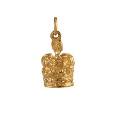 Charm Couronne en Or Jaune 9