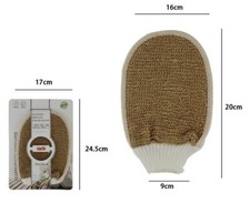 Gant Crin Éponge Douche Bain Exfoliant Peau Corps 69574 Dfh