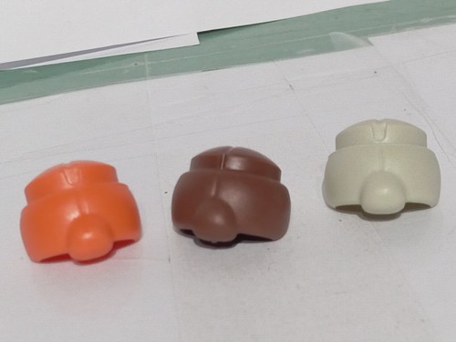 Playmobil perruques divers - x3,