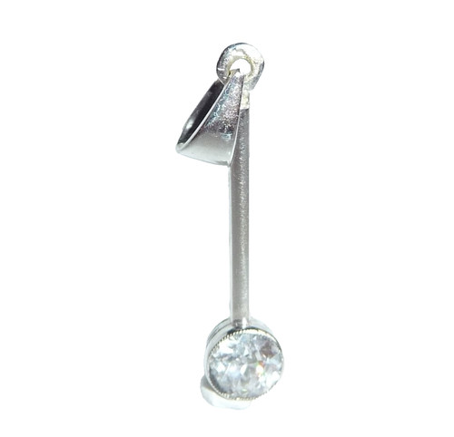 Pendant antique 585 white - pendant,