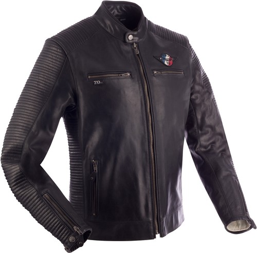 Veste cuir moto segura - en,