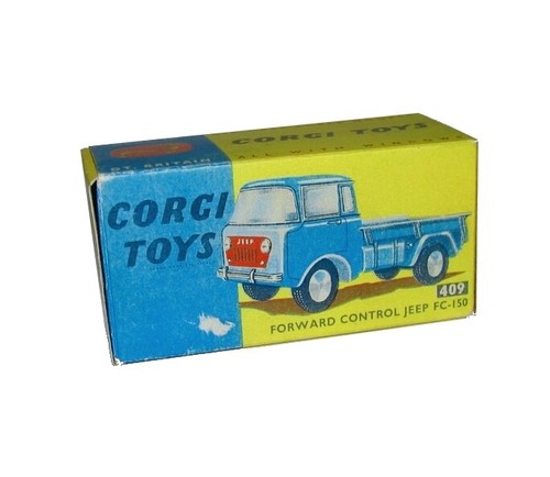 Corgi toys boîte box repro
