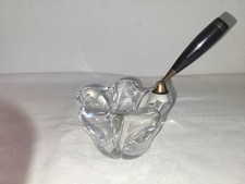 Ancien porte stylo en cristal - vide poche signé Daum