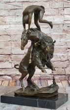 Sculpture En Bronze De Cheval