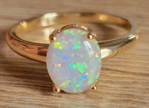 Bague pierre opale - bague,