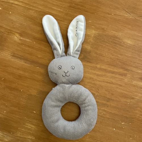 Doudou hochet peluche lapin
