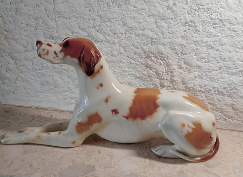 Statuette chien pointer - statuette,